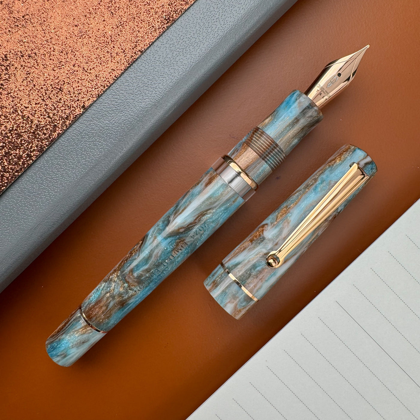 Delta Duna Fountain Pen - Regal Skies (Atlas Exclusive)