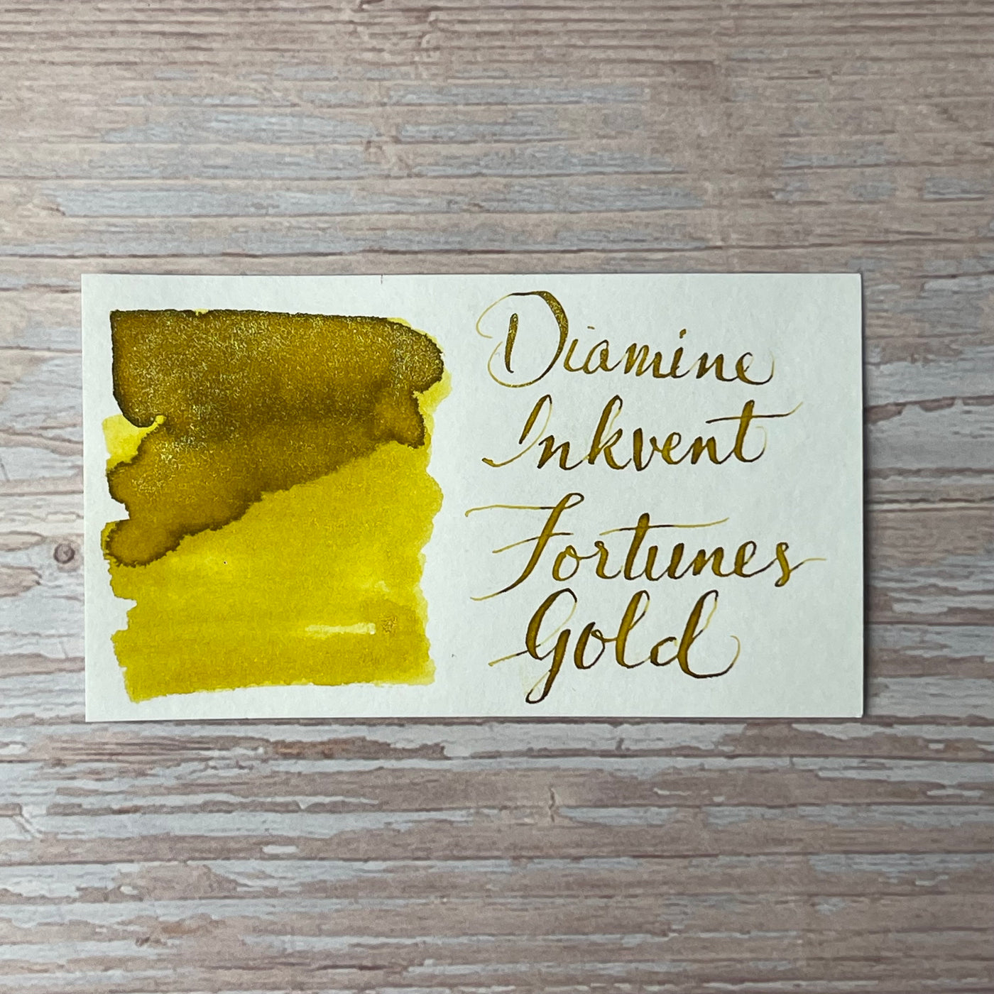 Diamine Inkvent Fortunes Gold - 50ml Bottled Ink