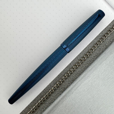 Diplomat Viper Rollerball Pen - Blue Guilloche