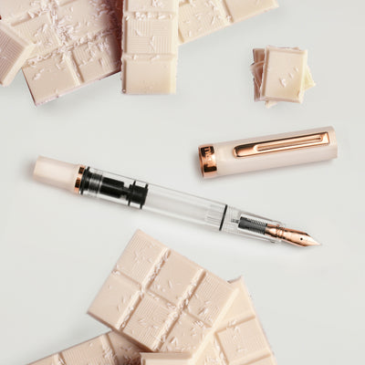 TWSBI Eco Fountain Pen - Creme w/ Rosegold