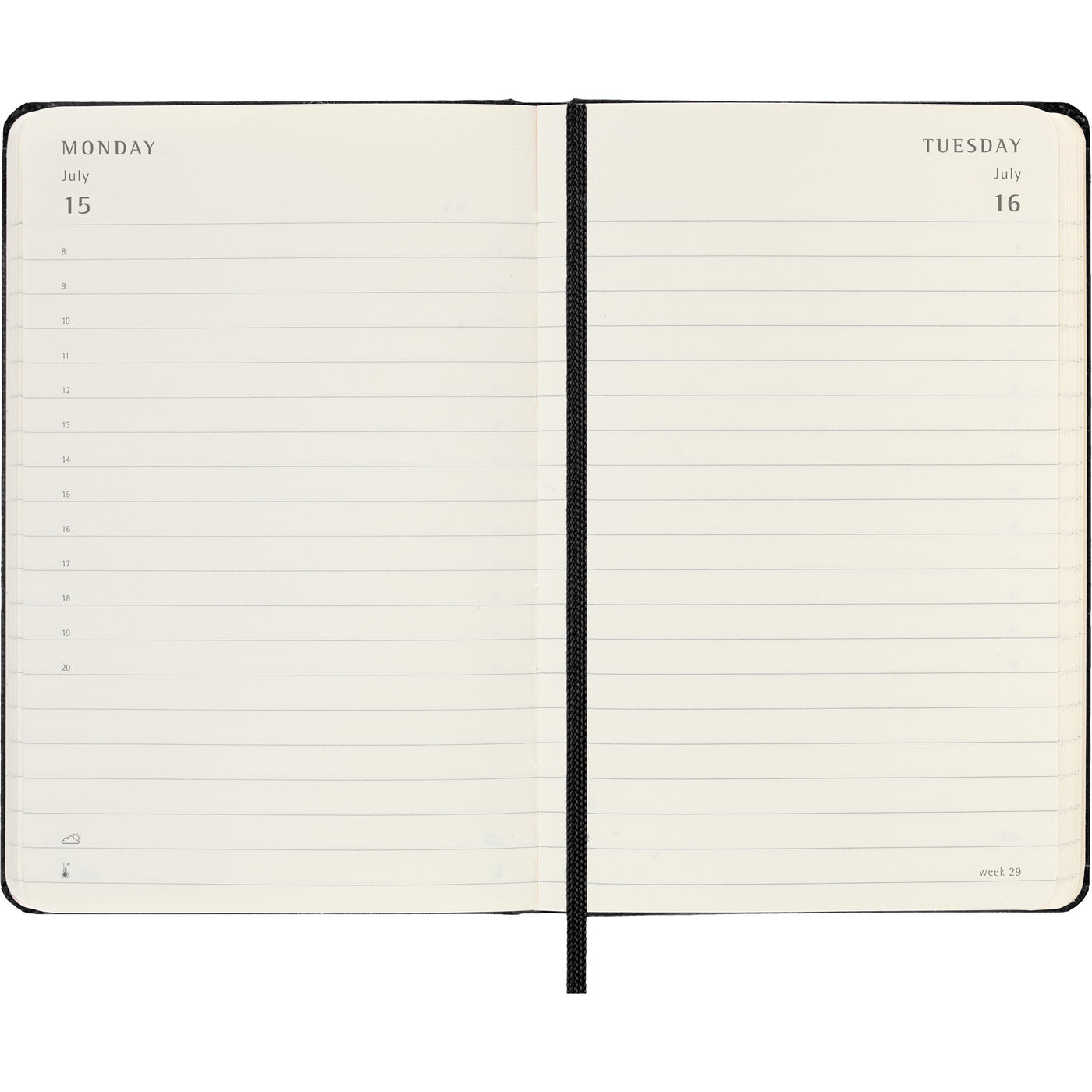 Moleskine Daily Hardcover Planner - Pocket