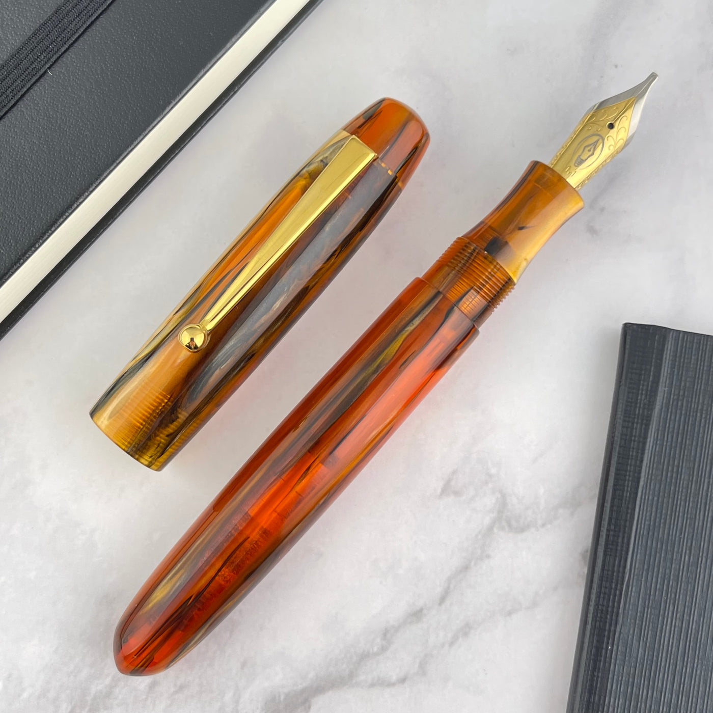 Edison Collier Fountain Pen - Antique Marble