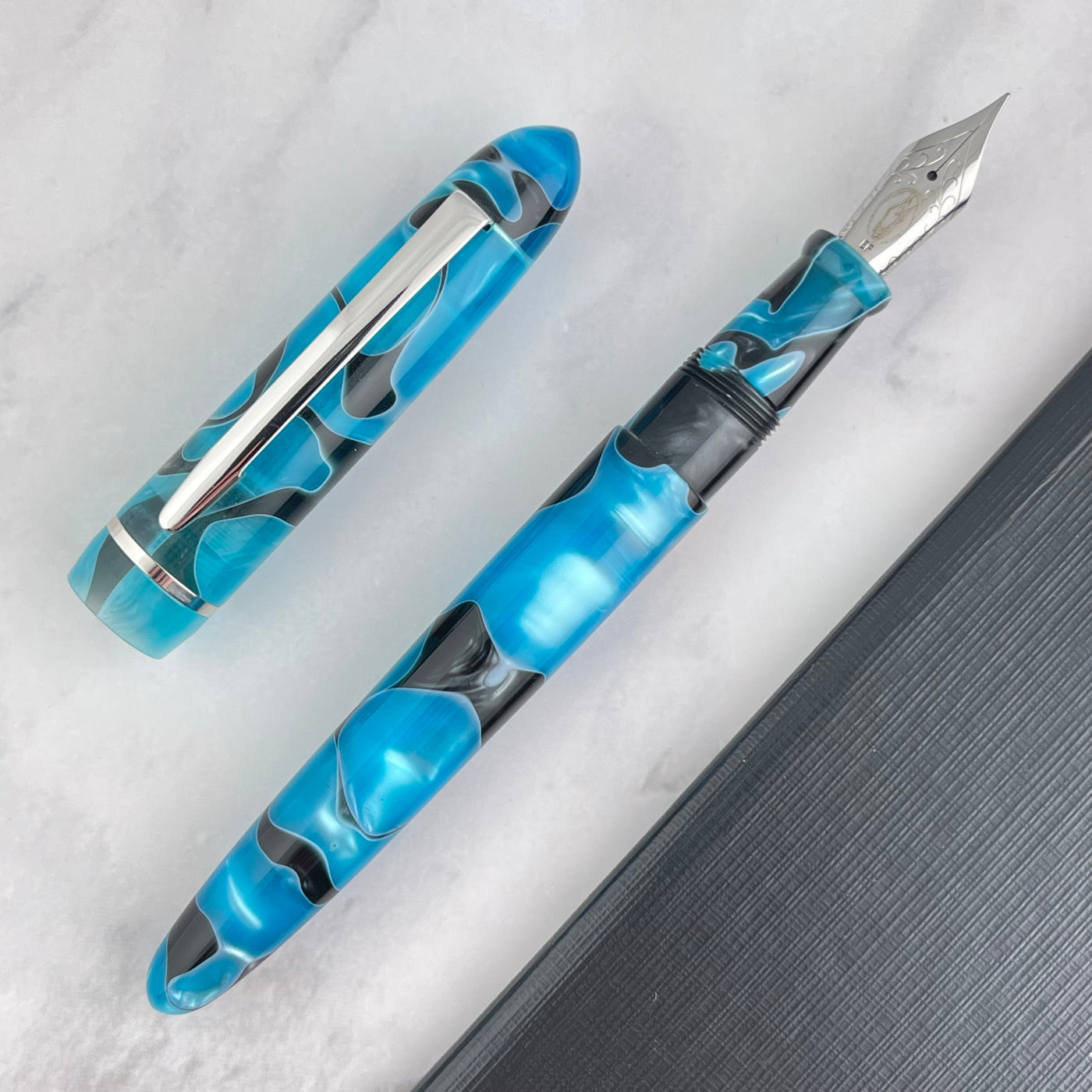 Edison Menlo Fountain Pen - Blue Grotto