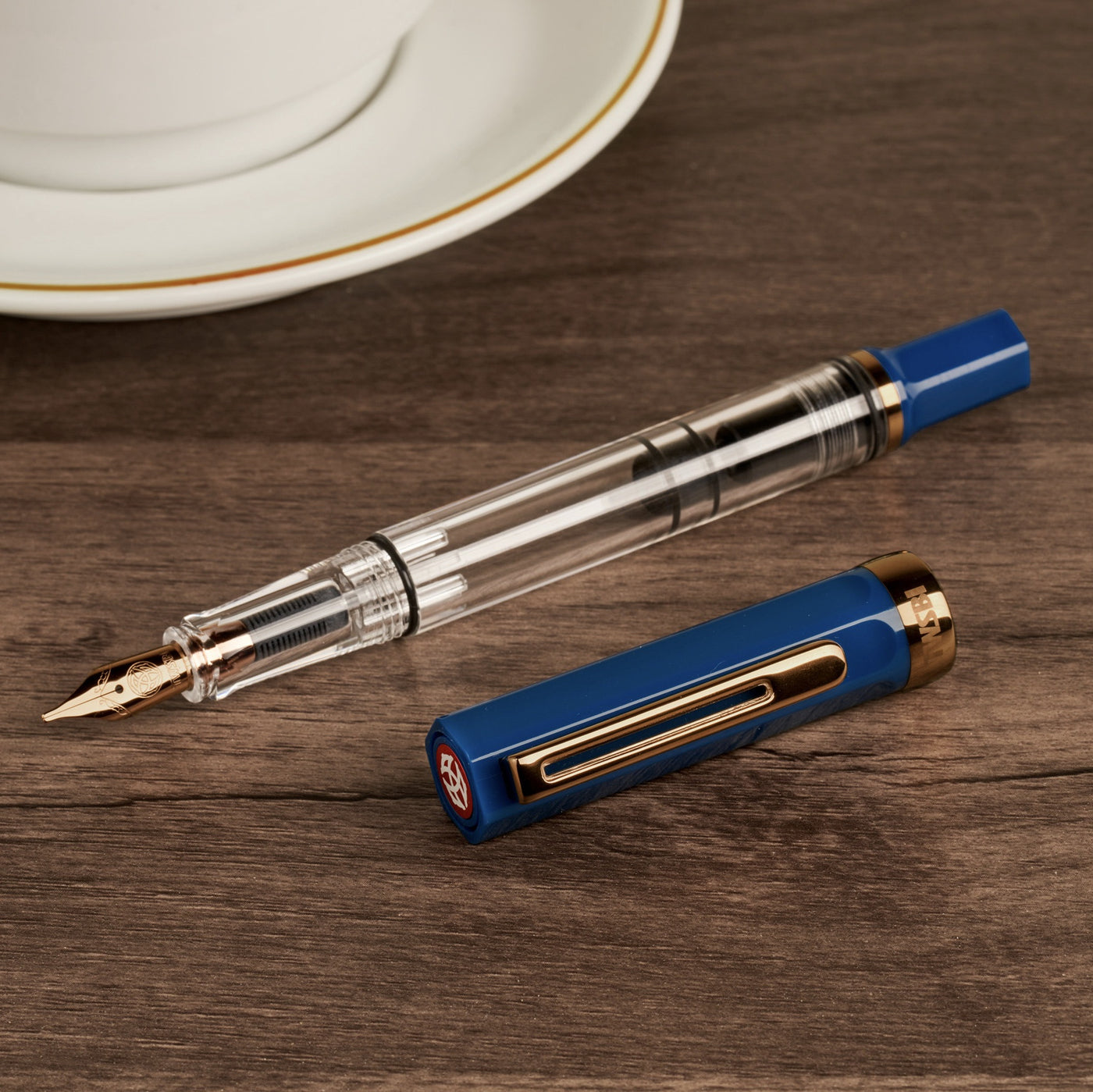 TWSBI Eco Fountain Pen - Indigo Blue w/ Bronze