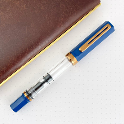 TWSBI Eco Fountain Pen - Indigo Blue w/ Bronze