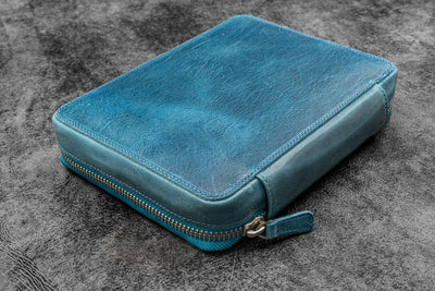 Galen Leather Expansi-Folio Leather Wide A5 Zip Folio