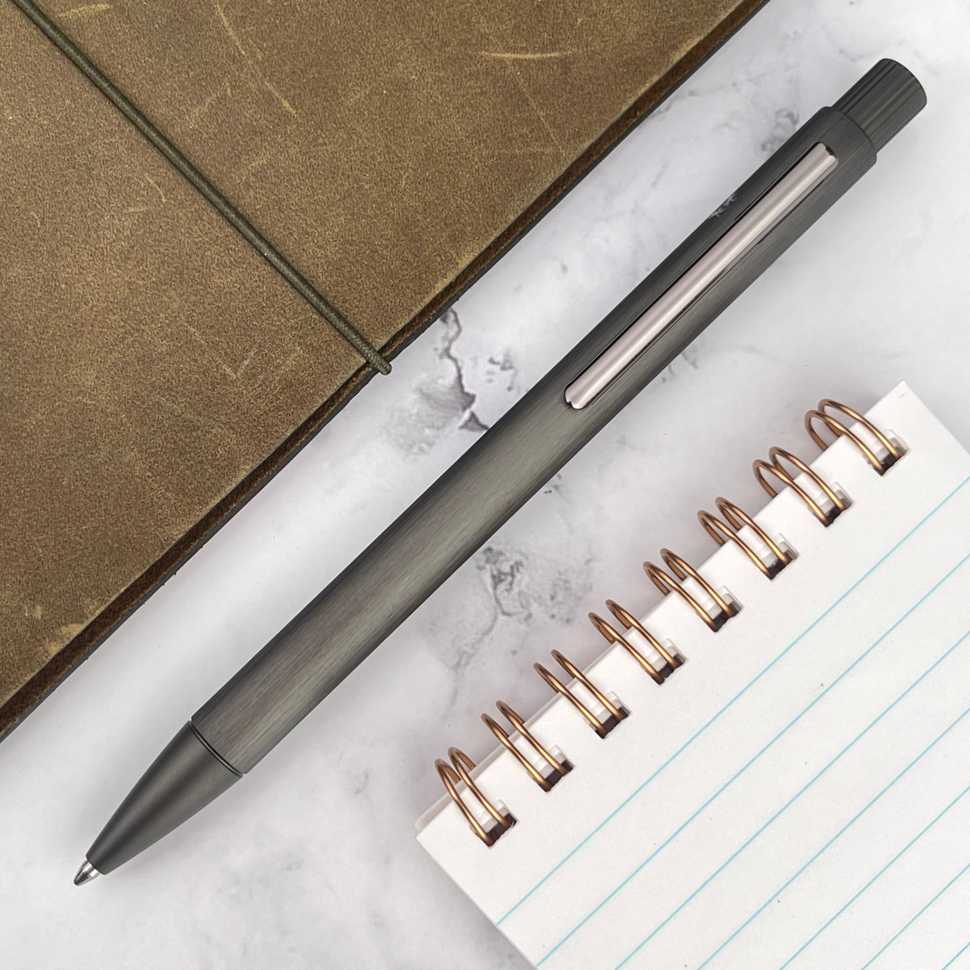 Faber-Castell Neo Slim Ballpoint Pen - Gunmetal Aluminum