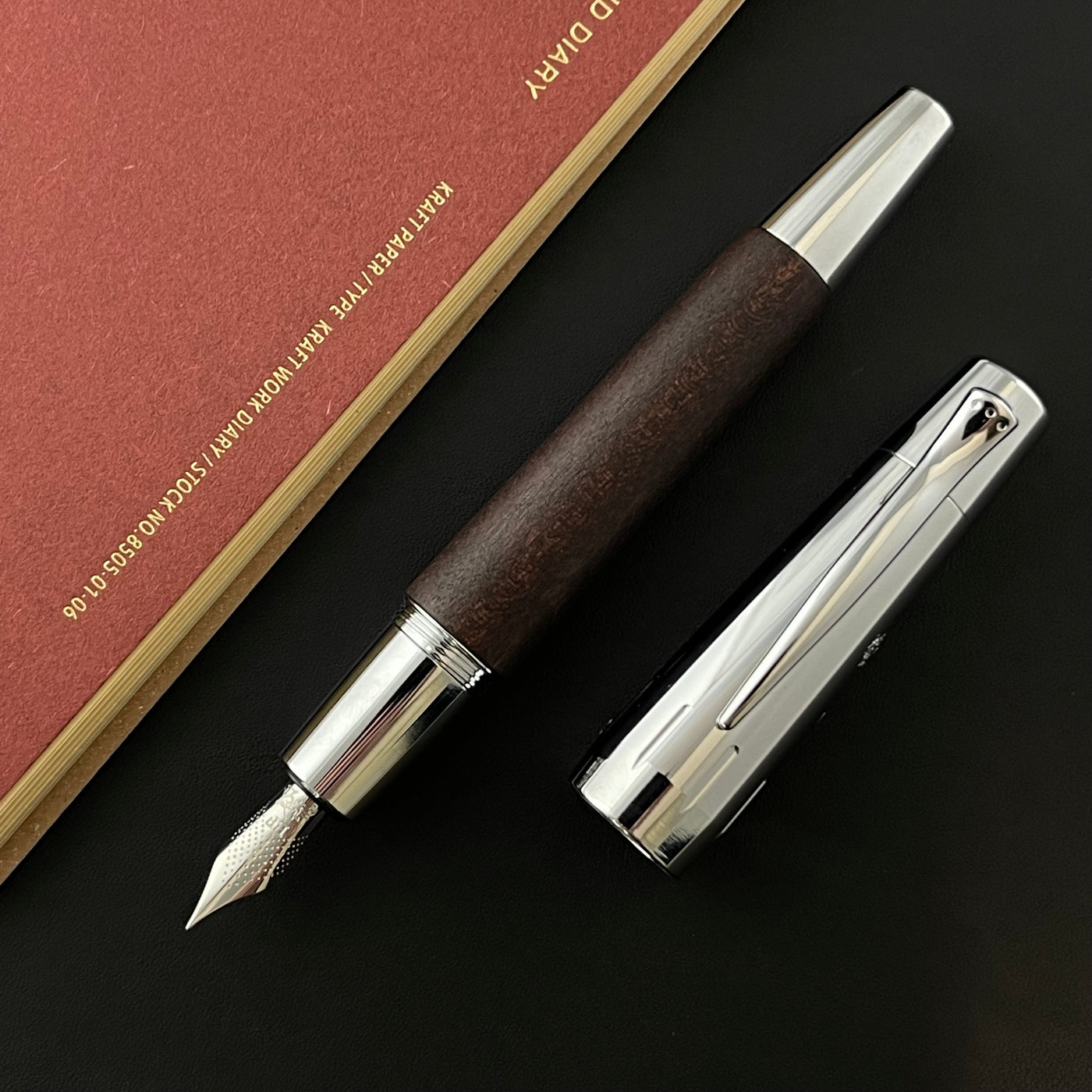 Faber-Castell E-Motion Fountain Pen - Dark Brown