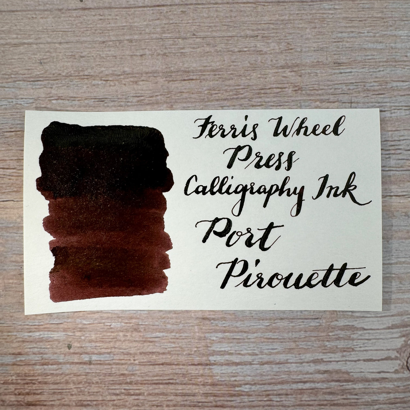 Ferris Wheel Press Port Piroutte - 28ml Calligraphy Bottled Ink