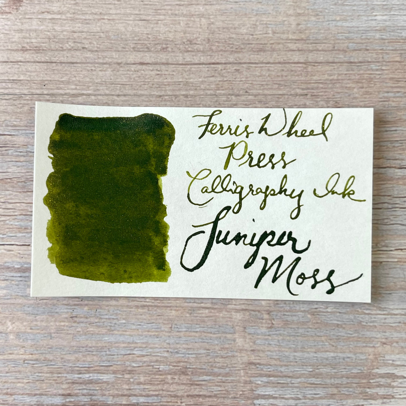 Ferris Wheel Press Juniper Moss - 28ml Calligraphy Bottled Ink