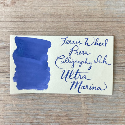 Ferris Wheel Press Ultra Marina - 28ml Calligraphy Bottled Ink