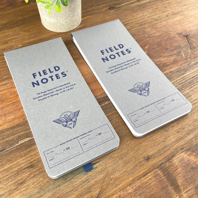 Field Notes Reporter's Notebooks, College Ruled, 2-Pack, 70 Page Memo Book