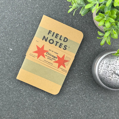 Field Notes Chicago Edition 3-Pack, 3 1/2" x 5 1/2"