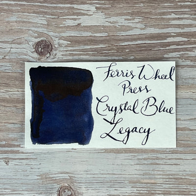 Ferris Wheel Press Crystal Blue Legacy - 38ml bottled Ink