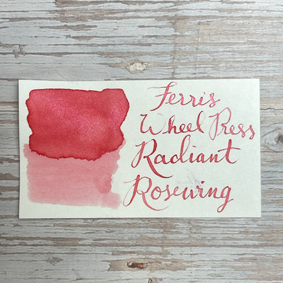 Ferris Wheel Press Radiant Rosewing- 20ml bottled Ink (Special Edition)