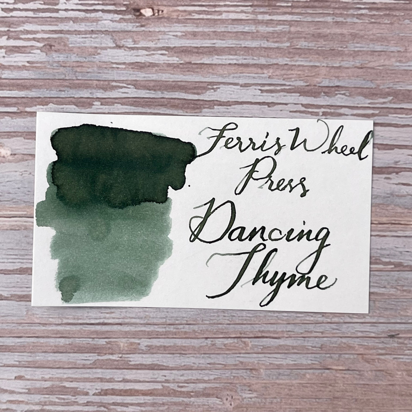 Ferris Wheel Press Dancing Thyme - 38ml bottled Ink