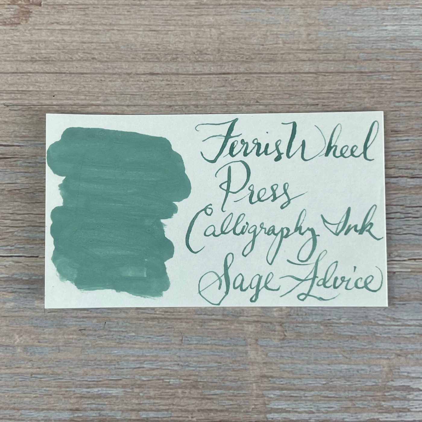 Ferris Wheel Press Sage Advice - 28ml Calligraphy Bottled Ink