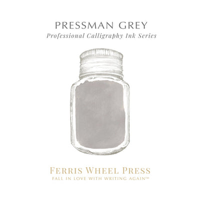 Ferris Wheel Press Pressman Grey - 28ml Calligraphy Bottled Ink