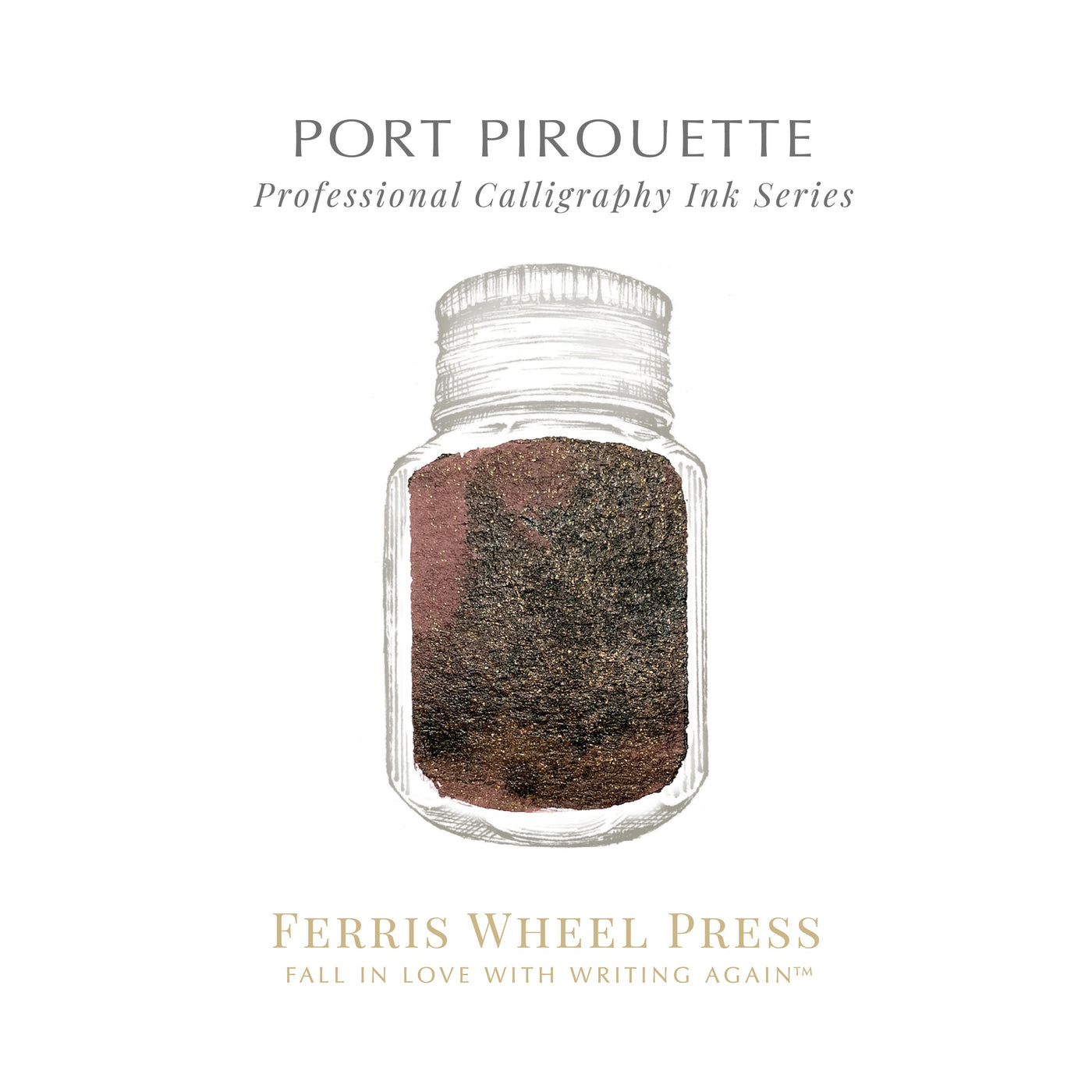 Ferris Wheel Press Port Piroutte - 28ml Calligraphy Bottled Ink