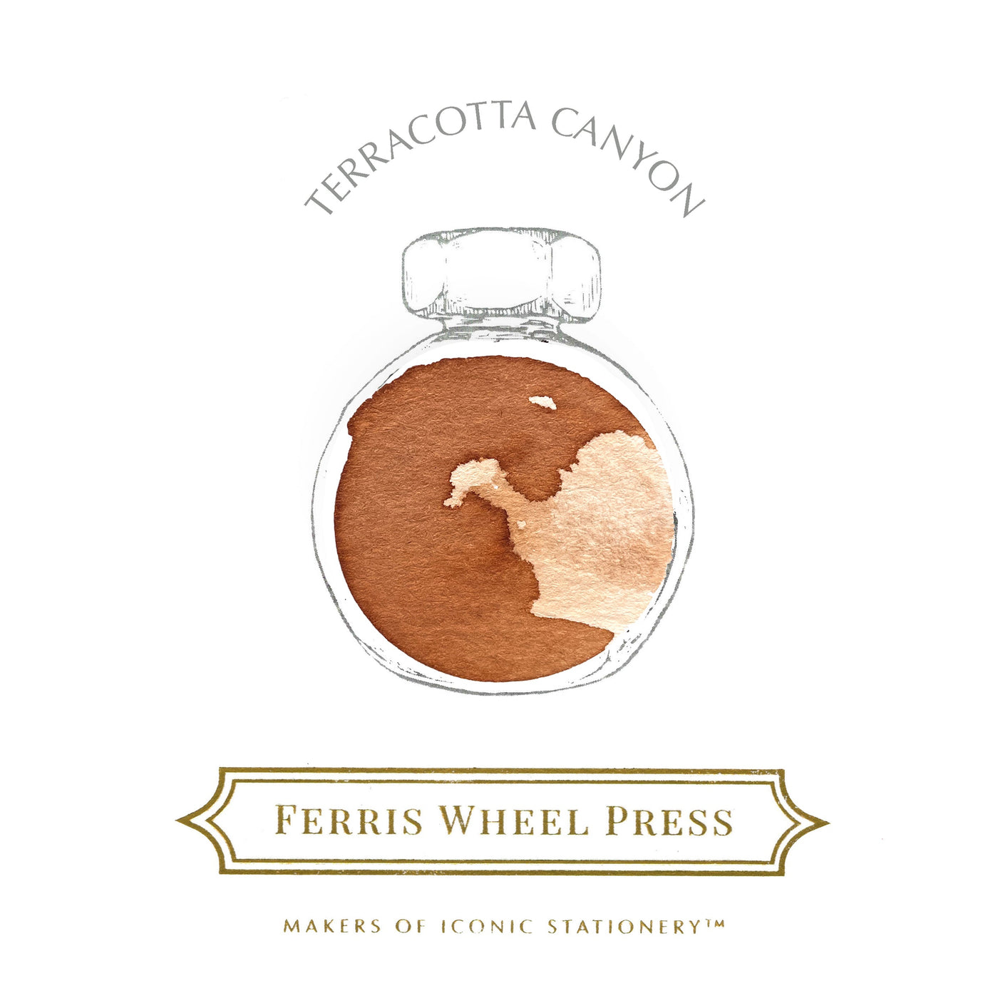 Ferris Wheel Press Terracotta Canyon - 38ml Bottled Ink