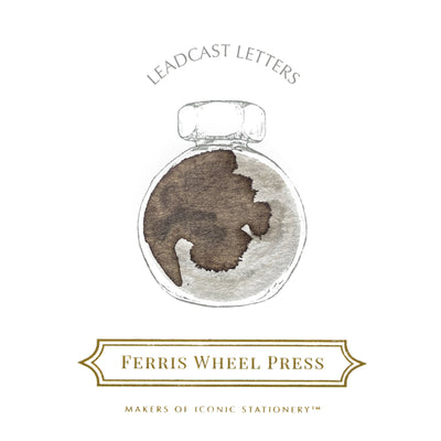 Ferris Wheel Press Leadcast Letters - 38ml Bottled Ink