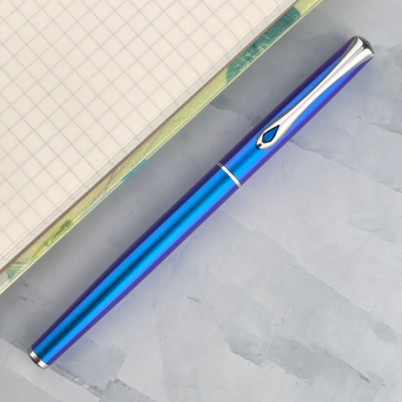 Diplomat Traveller Rollerball Pen - Funky Blue