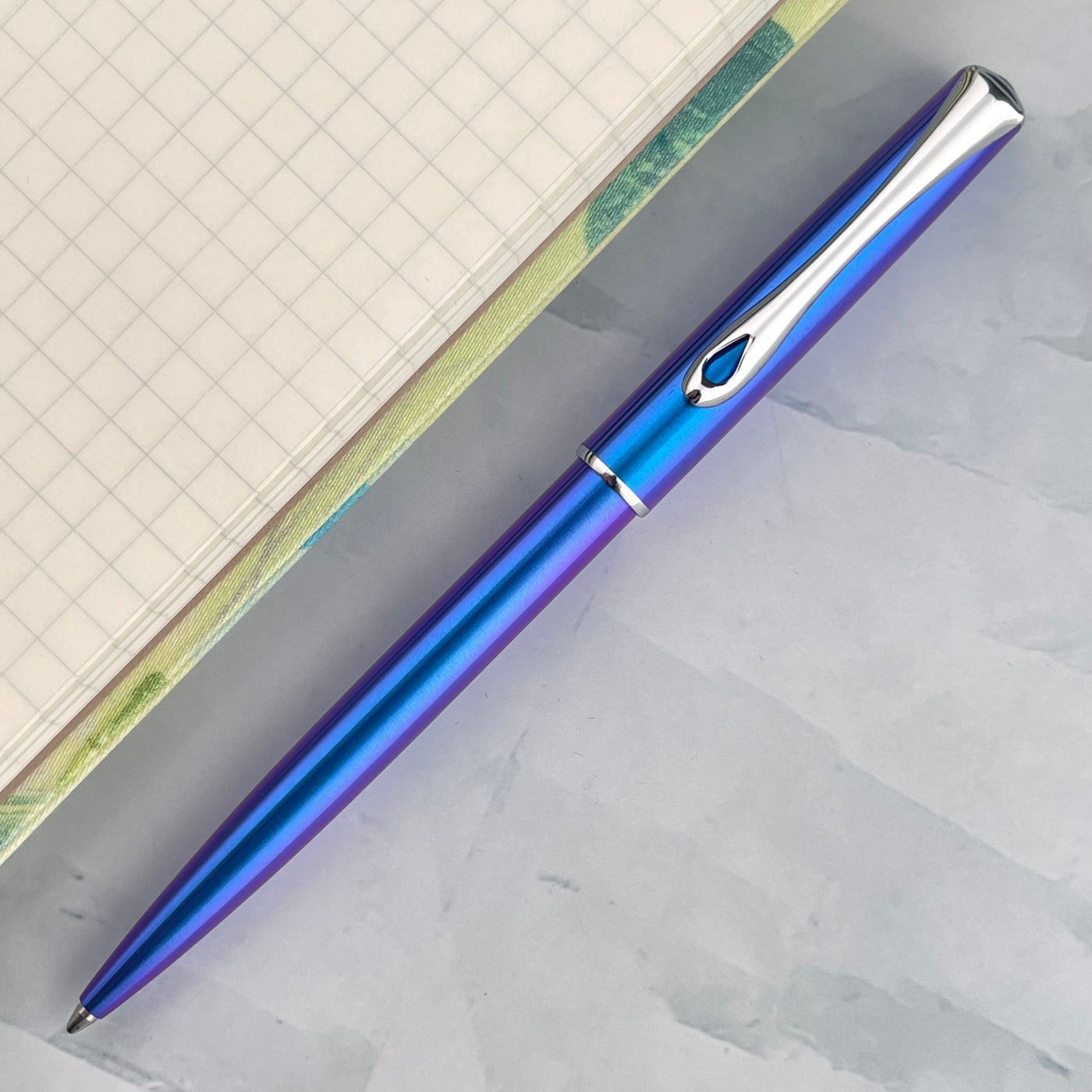 Diplomat Traveller Ballpoint Pen - Funky Blue