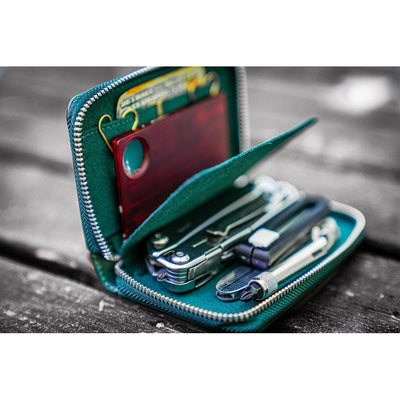 EDC Wallet - Forest Green | Atlas Stationers.