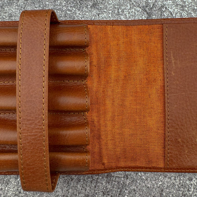 Galen Leather Flexi 5 Pen Case