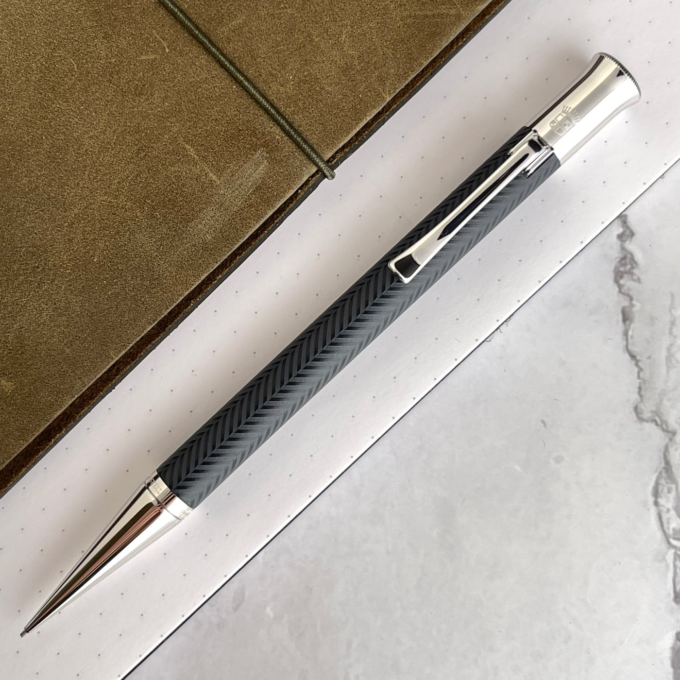 Graf von Faber-Castell Guilloche Mechanical Pencil - Anthracite