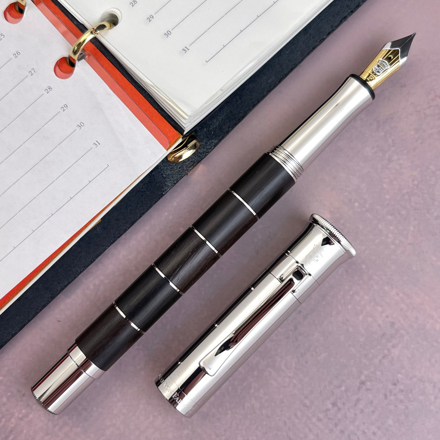 Graf von Faber-Castell Classic Anello Fountain Pen - Grenadilla