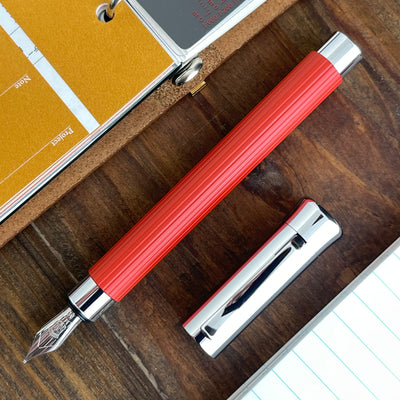 Graf von Faber-Castell Tamitio Fountain Pen - India Red