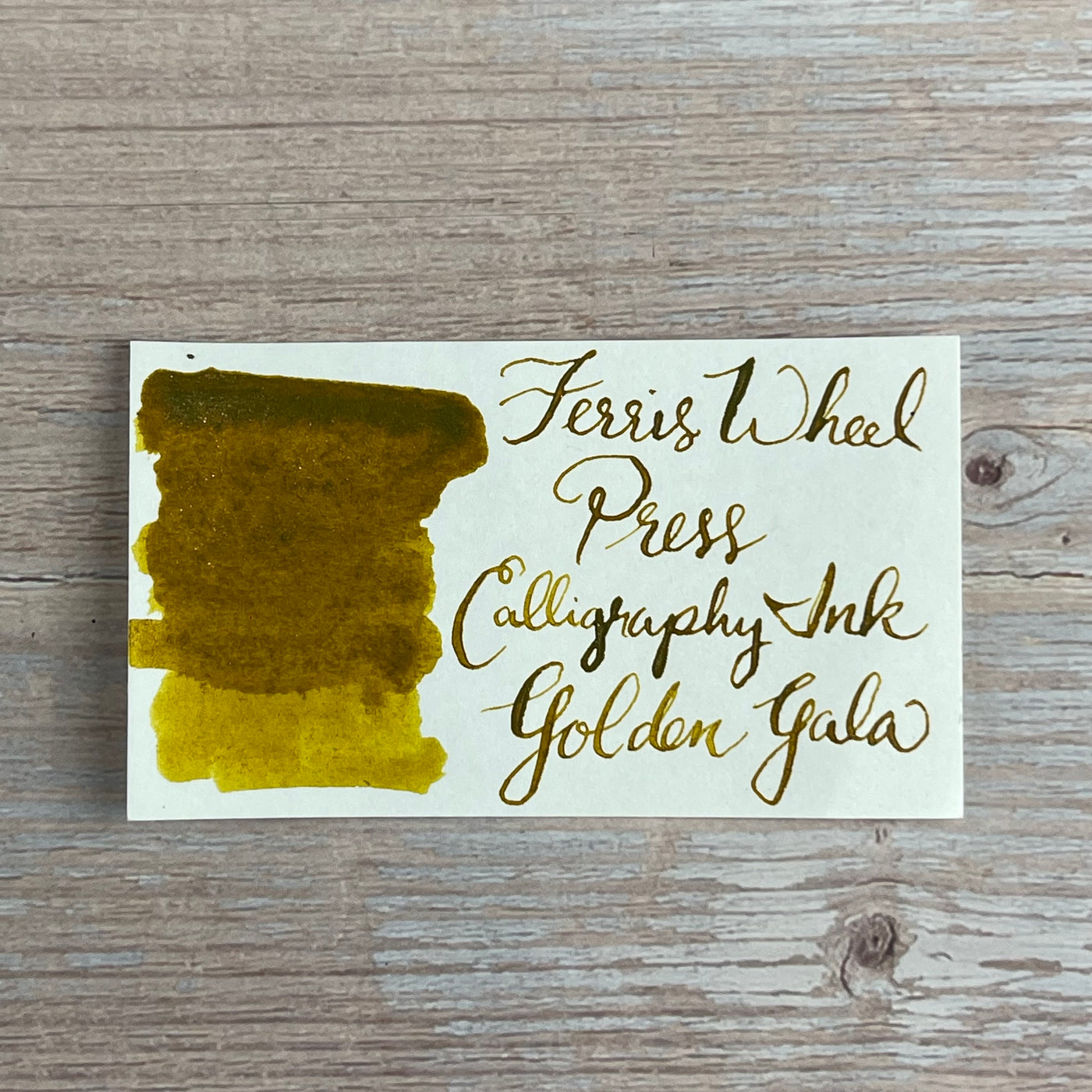 Ferris Wheel Press Golden Gala - 28ml Calligraphy Bottled Ink