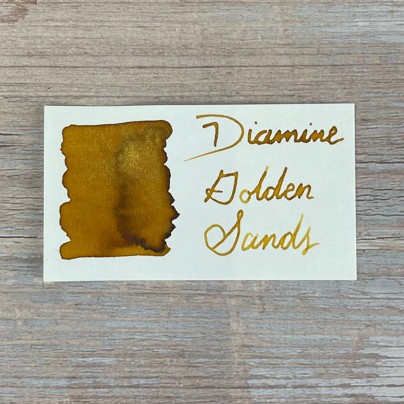 Diamine Golden Sands - Shimmer - 50ml Bottled Ink