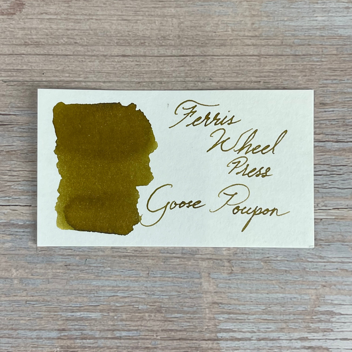 Ferris Wheel Press Goose Poupon - 38ml bottled Ink