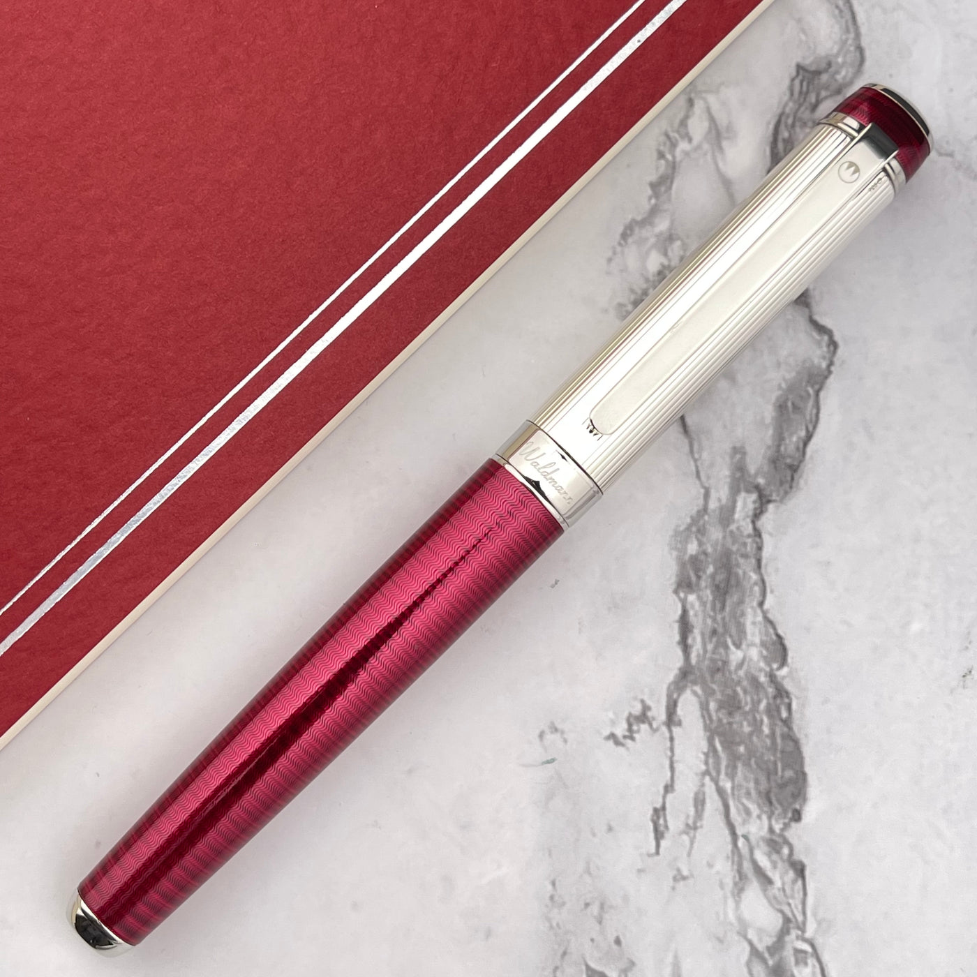 Waldmann Grandeur Fountain Pen - Burgundy