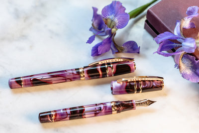 Visconti Homo Sapiens Fountain Pen - Iris Garden (Limited Edition)