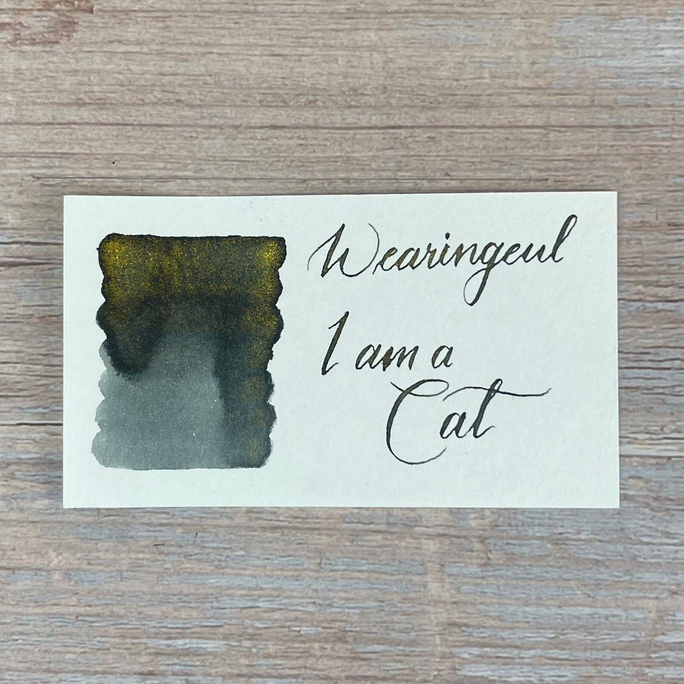 Wearingeul I am a Cat - 30ml Bottled Ink