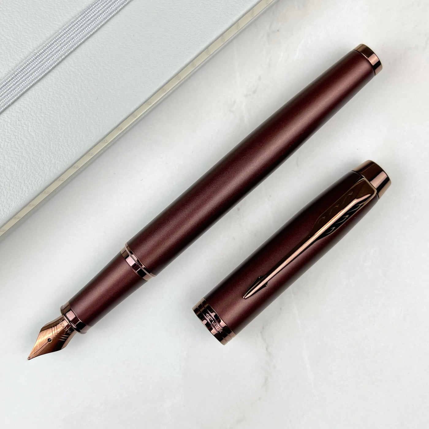 Parker IM Fountain Pen - Monochrome Burgundy