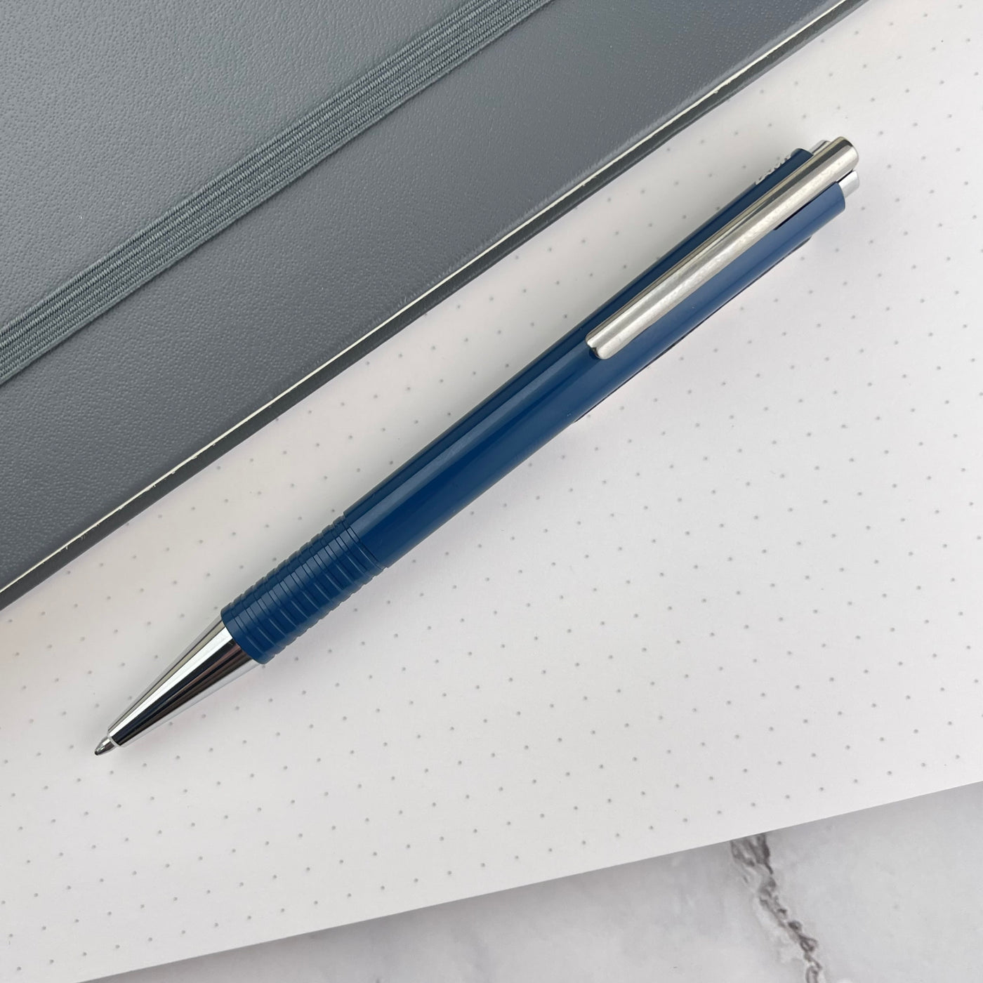 Lamy Logo M+ Ballpoint Pen - Indigo Gloss