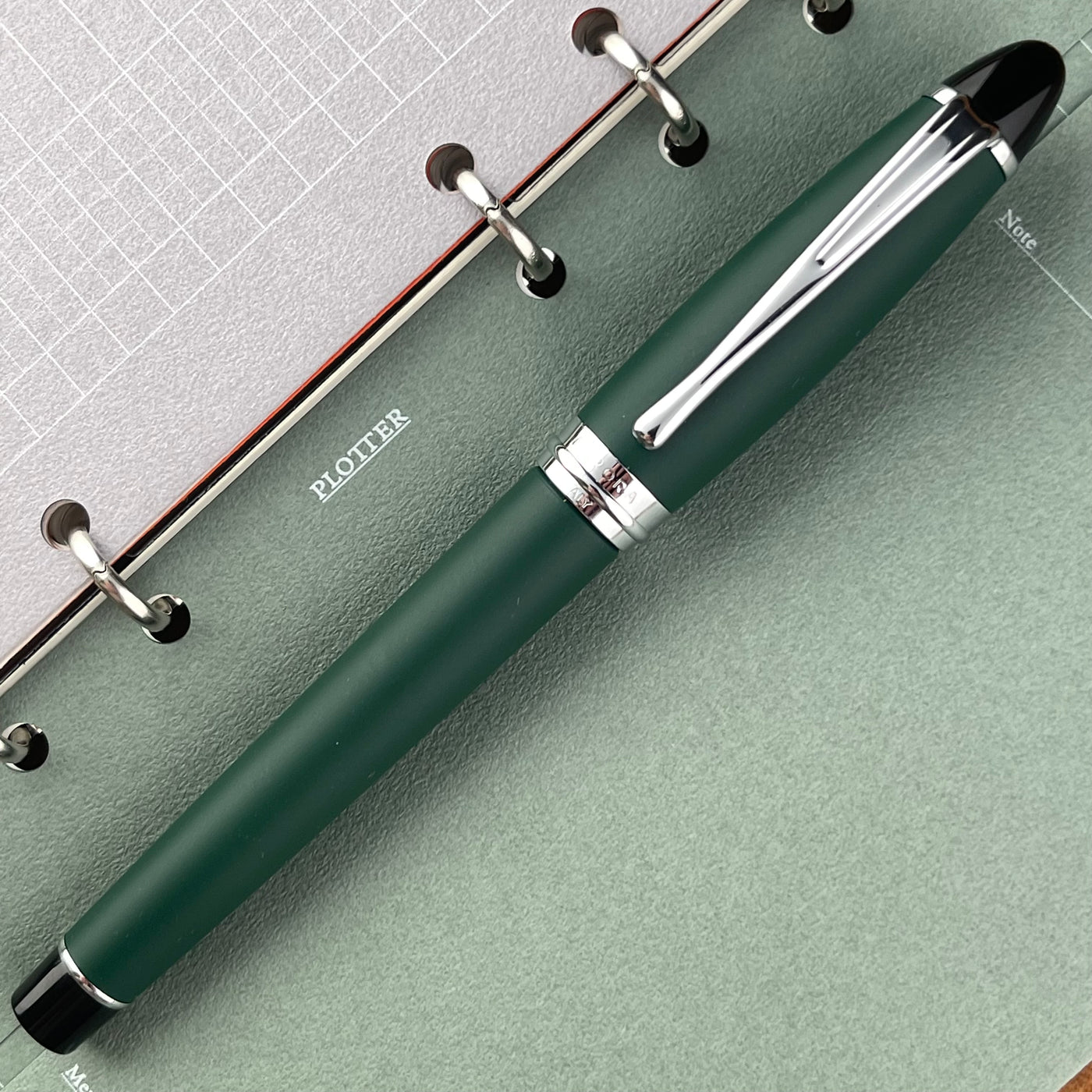 Aurora Ipsilon Fountain Pen - Satin Green