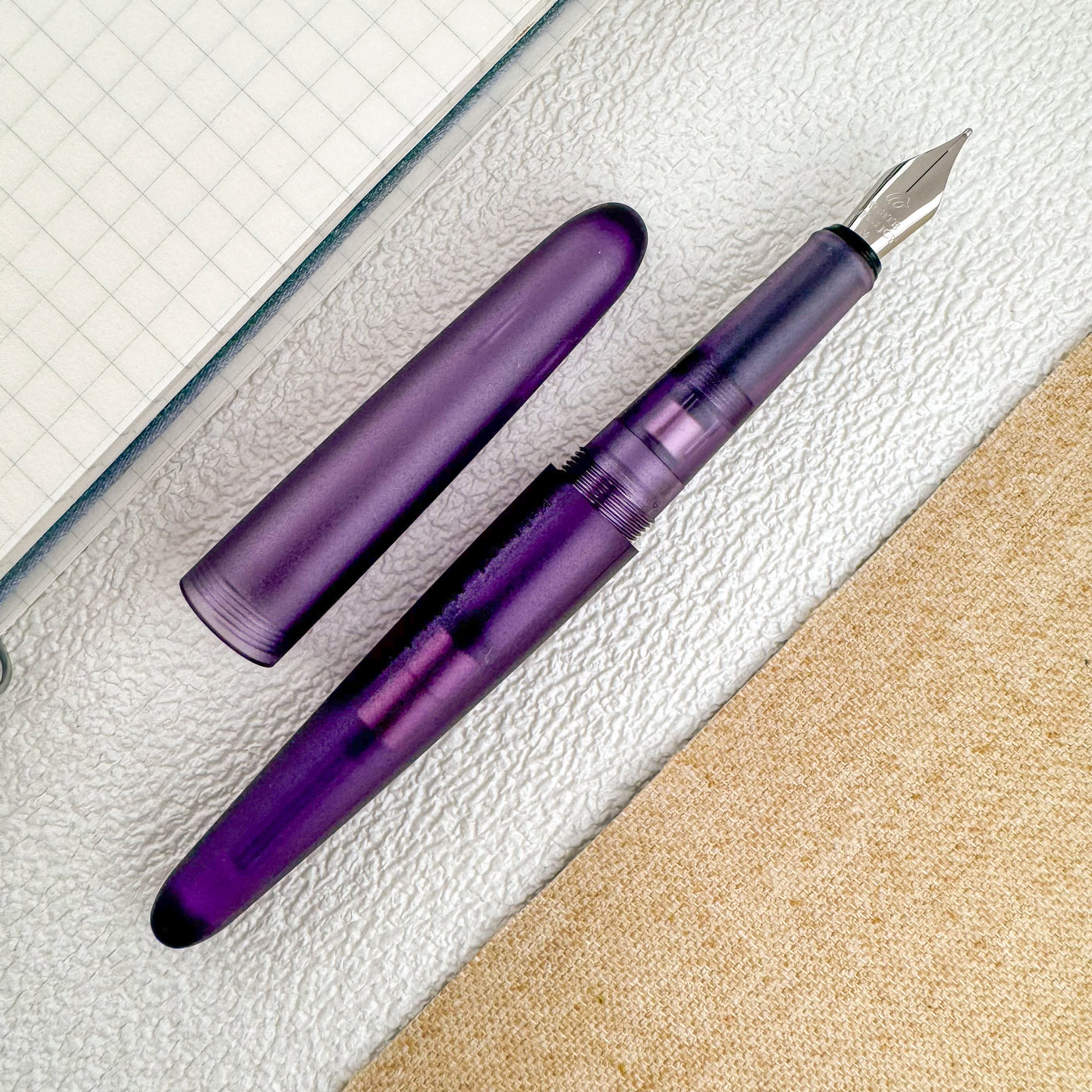 Kakimori Frost Fountain Pen - Violet