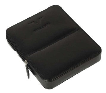 Visconti Leather 6 Pen Holder - Black