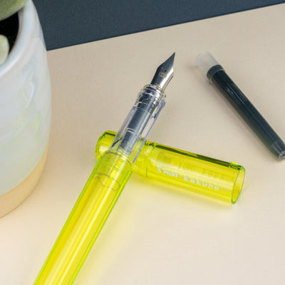 Pilot Kakuno Fountain Pen - Translucent Green