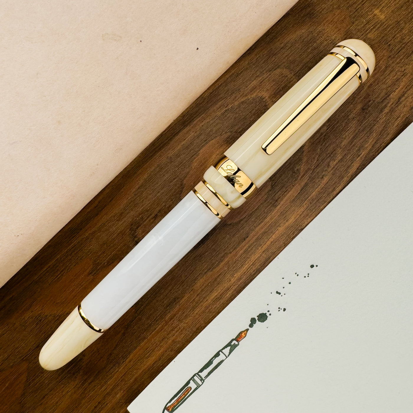 Laban 325 Fountain Pen - Snow