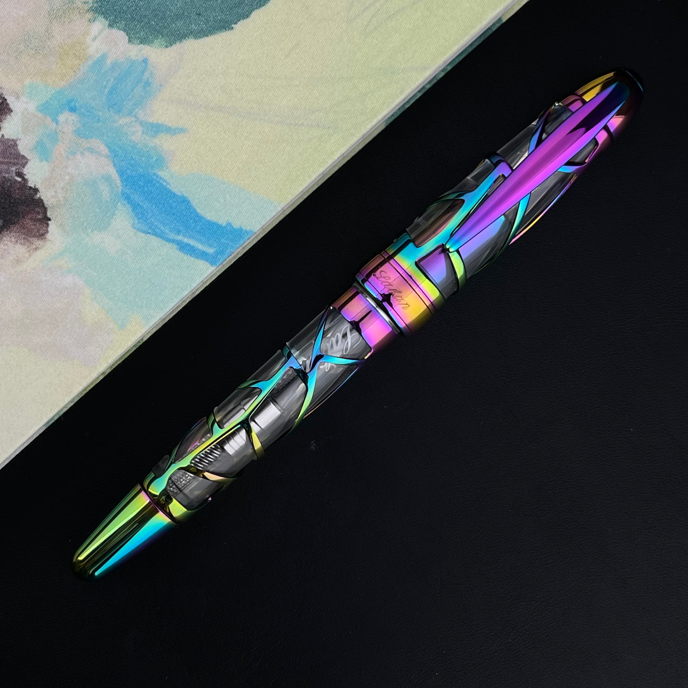 Laban Skeleton Fountain Pen - Rainbow