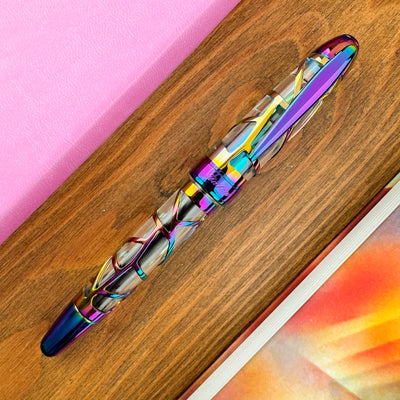 Laban Skeleton Rollerball Pen - Rainbow