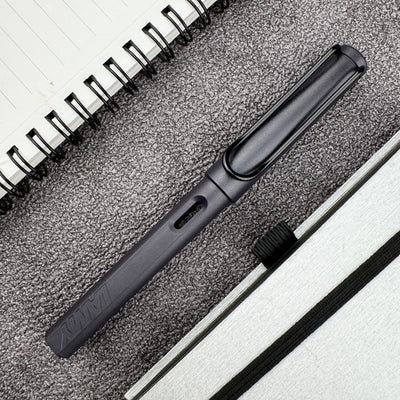 Lamy Safari Rollerball Pen - Steel Black (Special Edition)