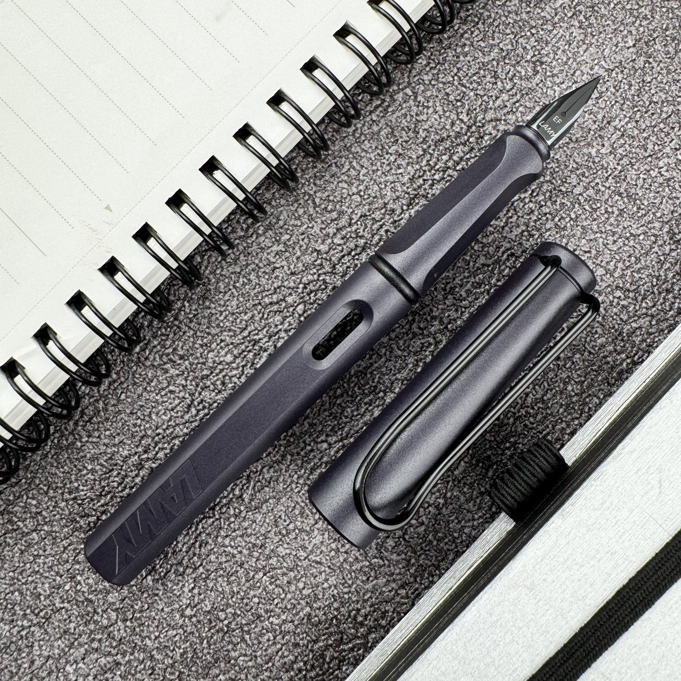 Lamy Safari Fountain Pen - Steel Black (Special Edition)