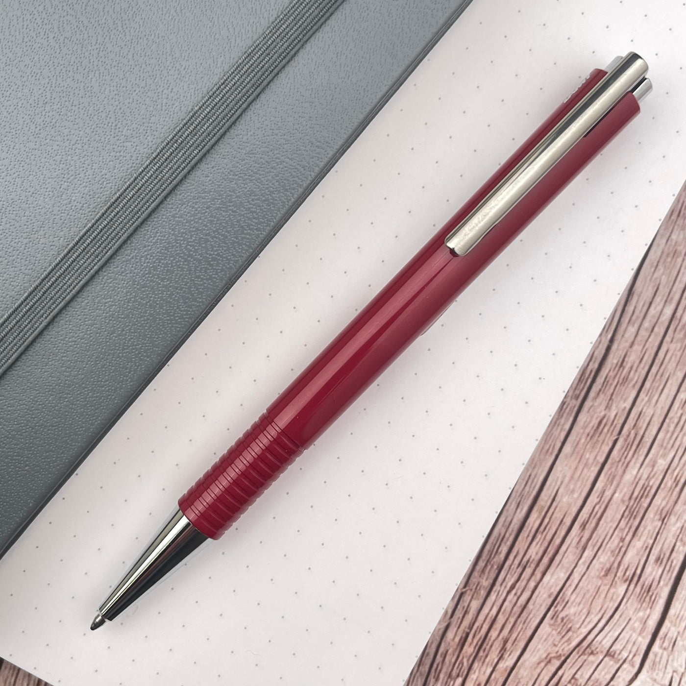 Lamy Logo M+ Ballpoint Pen - Rasberry Gloss